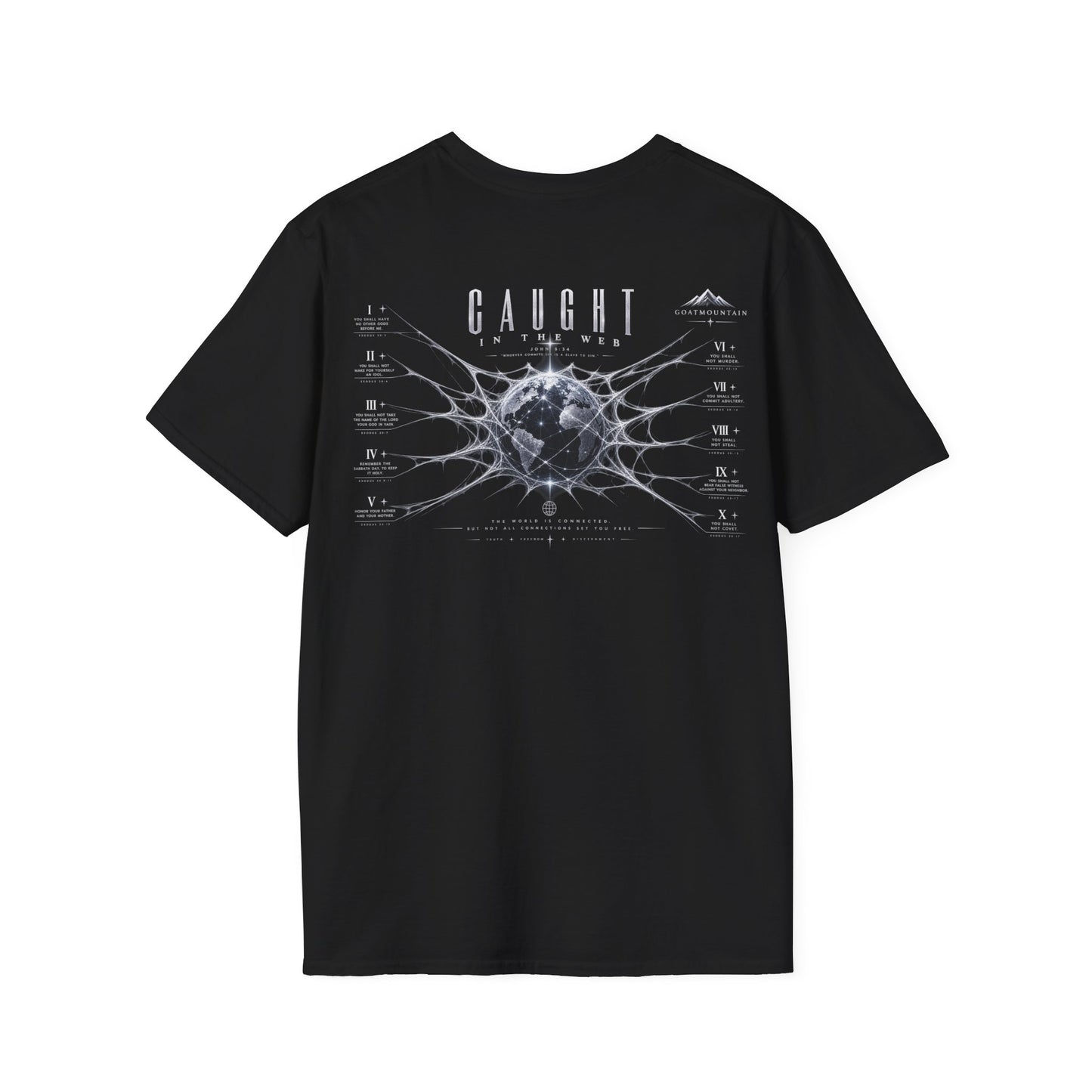 CAUGHT IN THE WEB — Ten Commandments Premium Streetwear