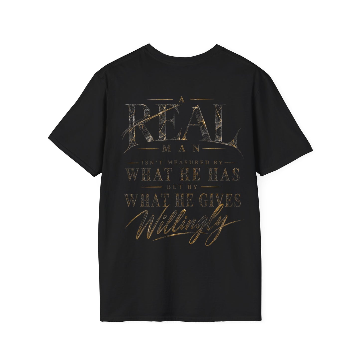A REAL MAN | PREMIUM STREETWEAR T-SHIRT