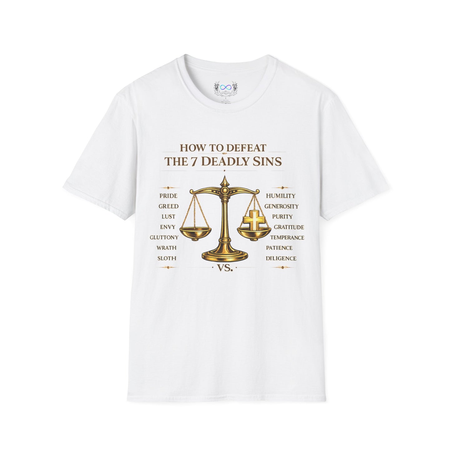How To Defeat The 7 Deadly Sins - GoatMountain T-shirt
