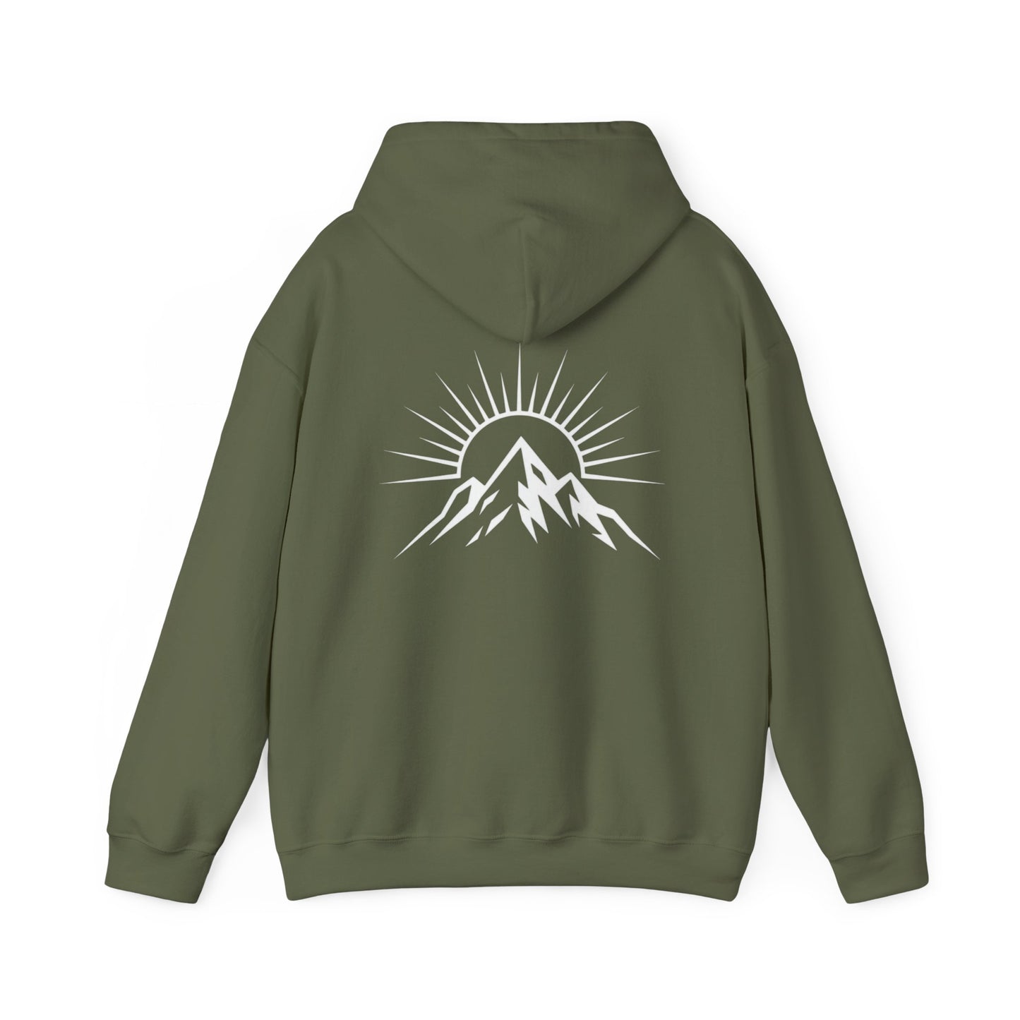 GoatMountain Hoodie — Minimal Mountain Logo Hooded Sweatshirt