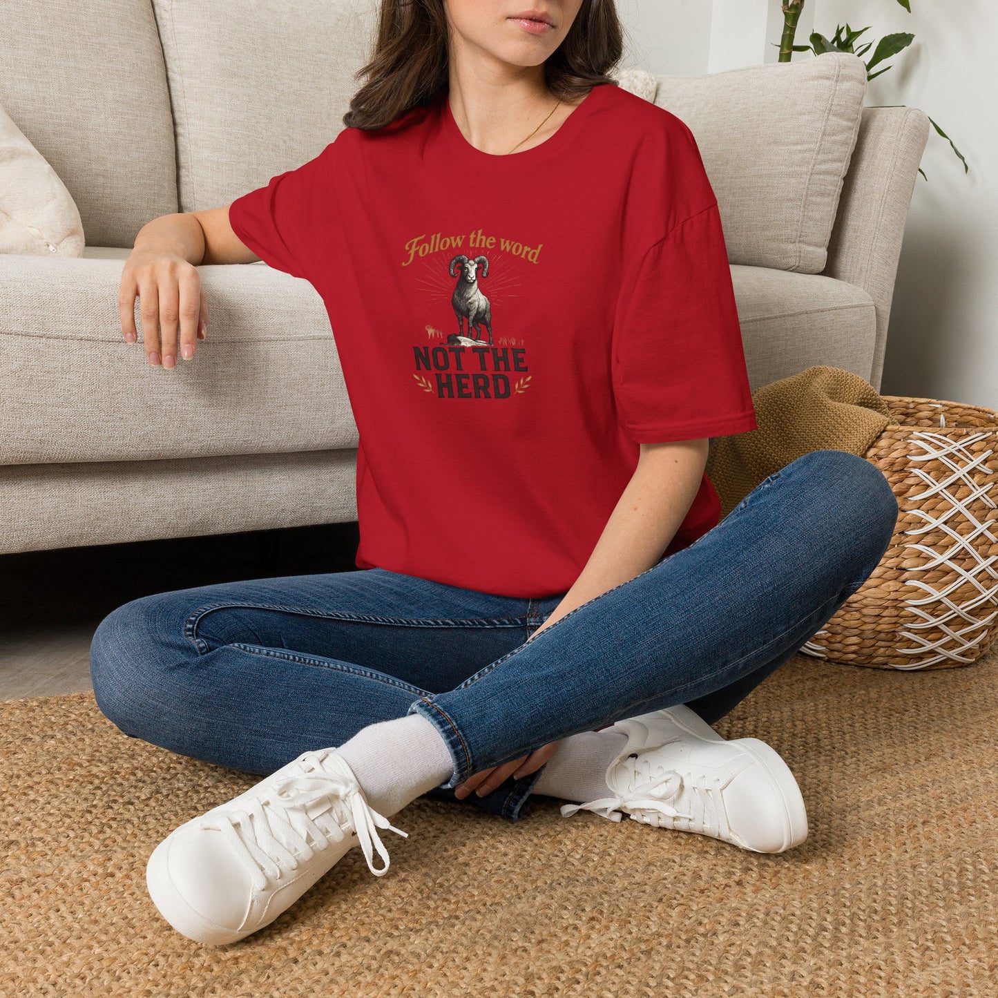 Unisex T-Shirt - 'Follow the Word / Not the Herd'  T-shirt
