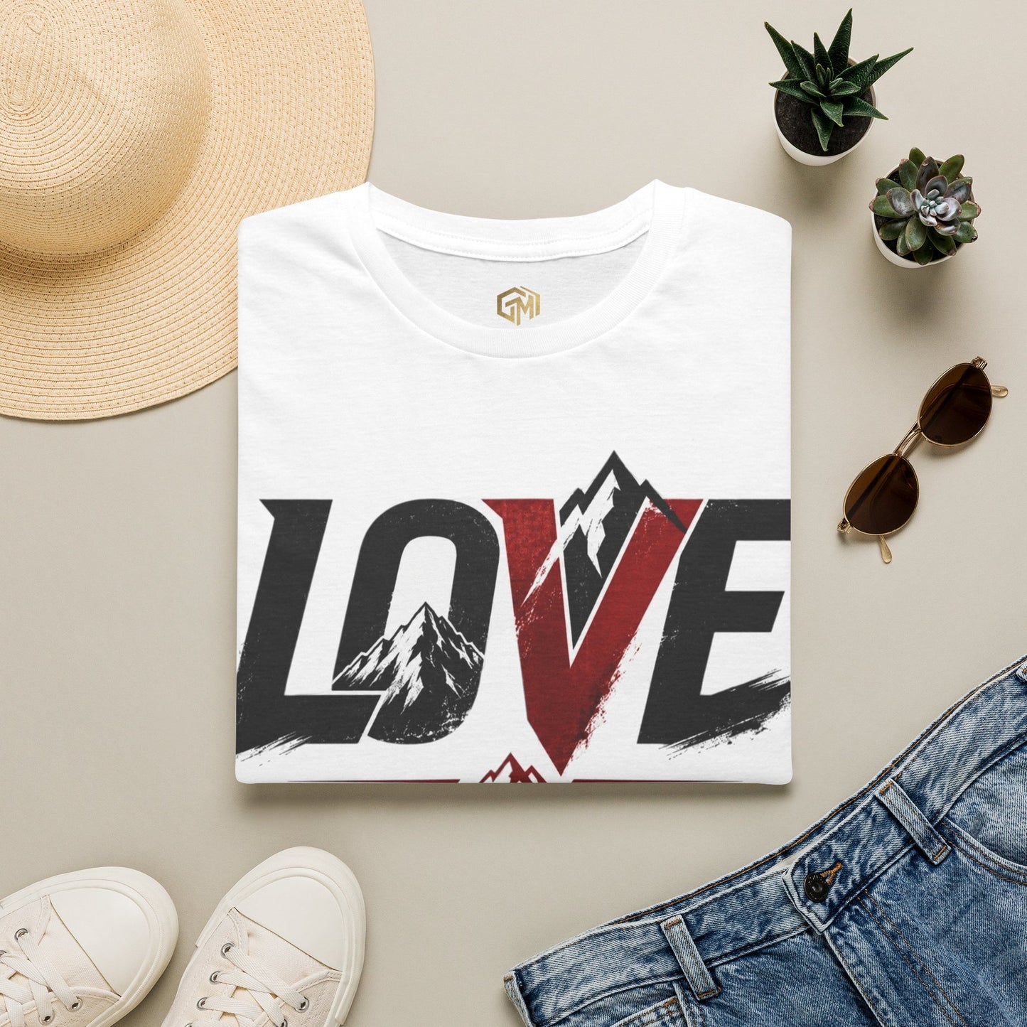LOVE GoatMountain T-Shirt | GoatMountain Outdoor Graphic Tee