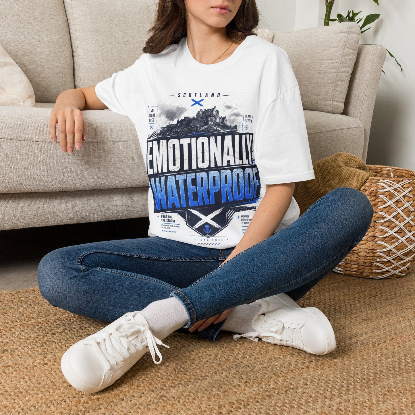 Emotionally Waterproof T-Shirt — Scotland Graphic Tee