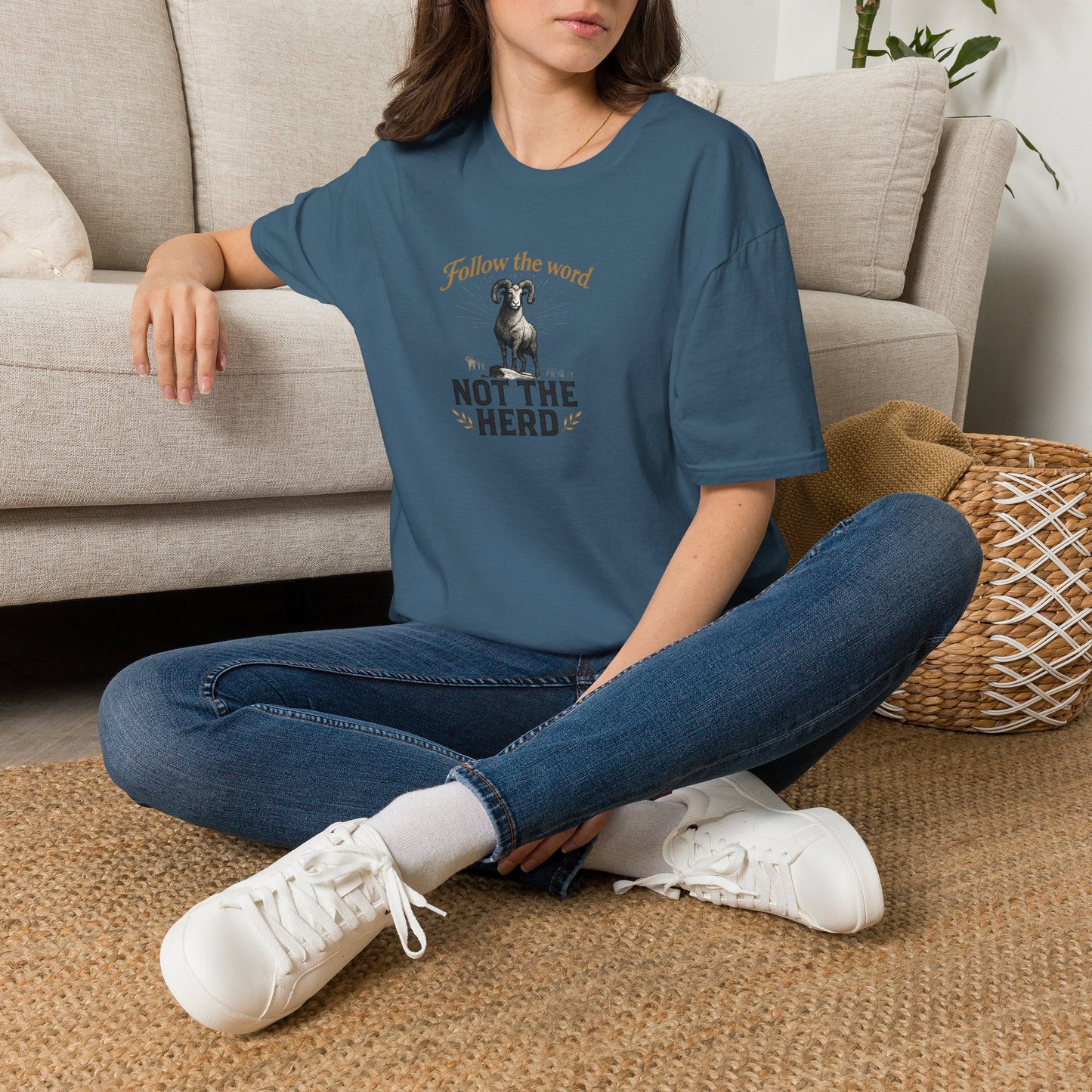 Unisex T-Shirt - 'Follow the Word / Not the Herd'  T-shirt