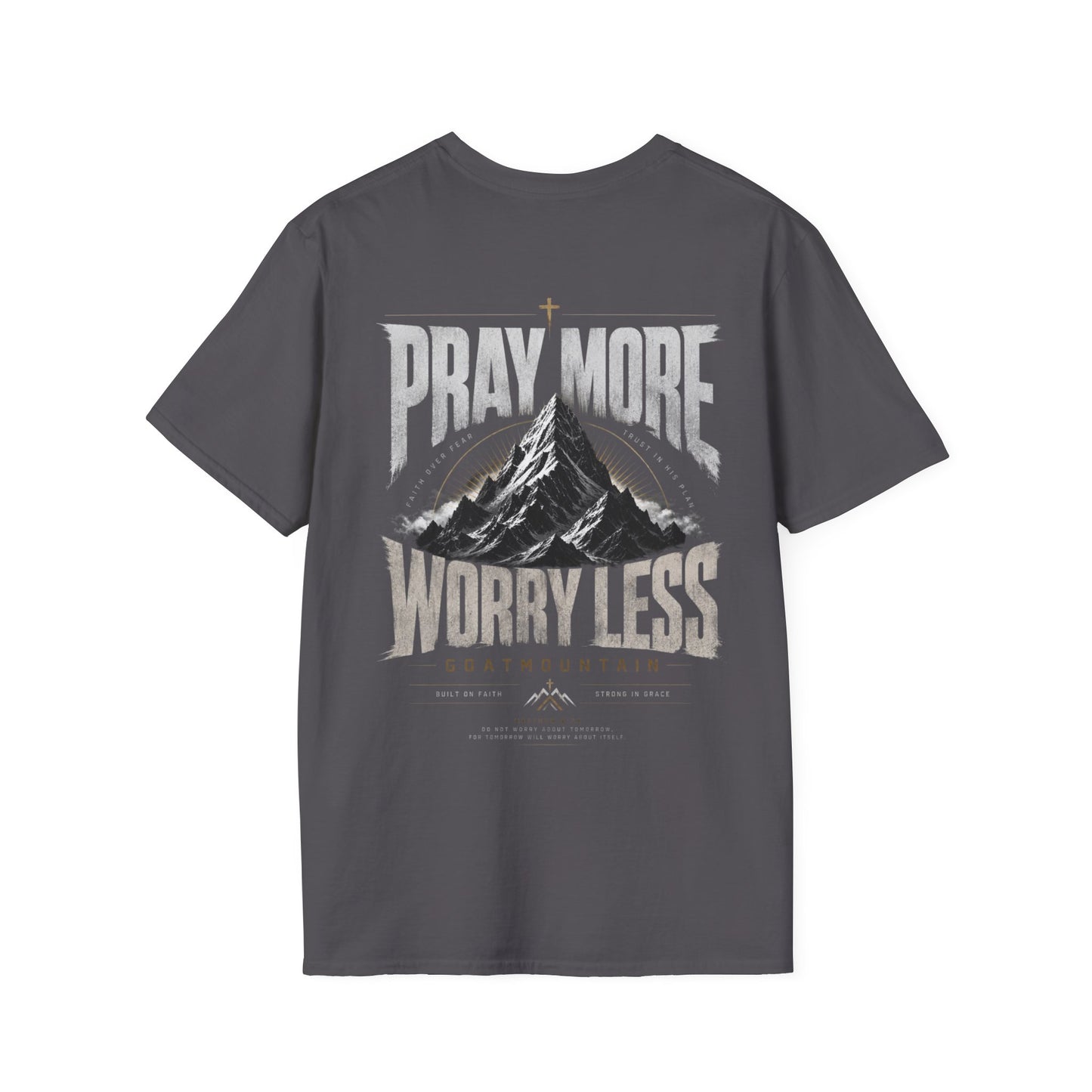 GoatMountain T-Shirt | Pray more / Worry Less