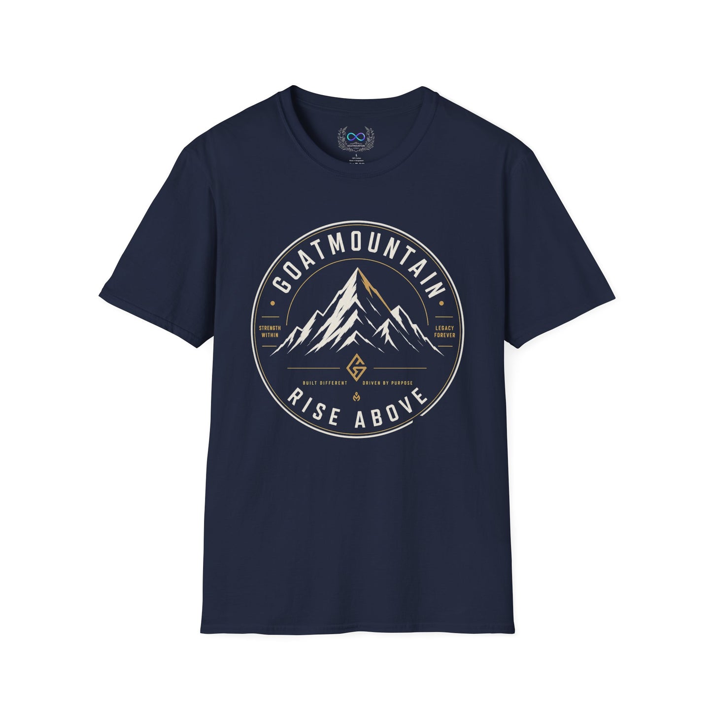 Rise Above T-Shirt — GoatMountain Rise Above Adventure Tee