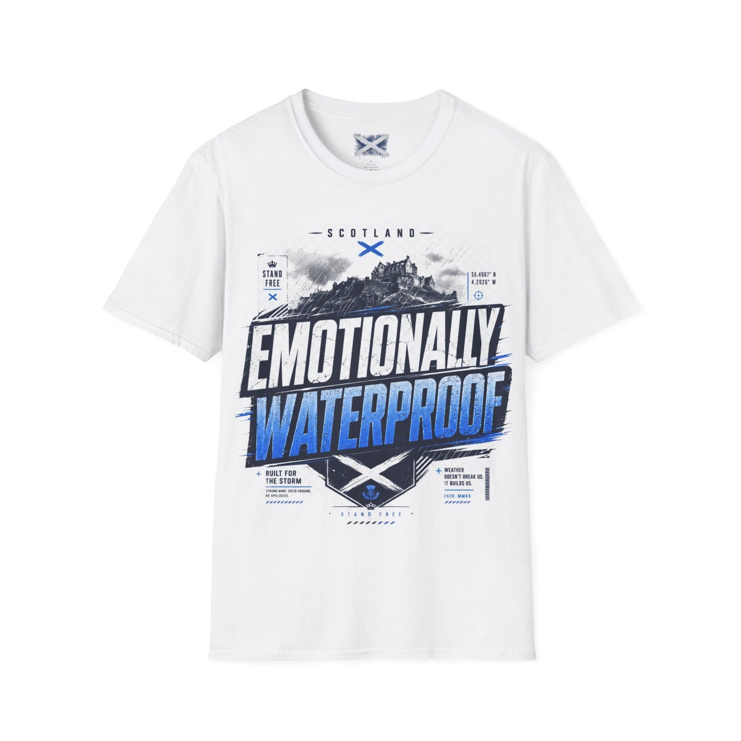 Emotionally Waterproof T-Shirt — Scotland Graphic Tee