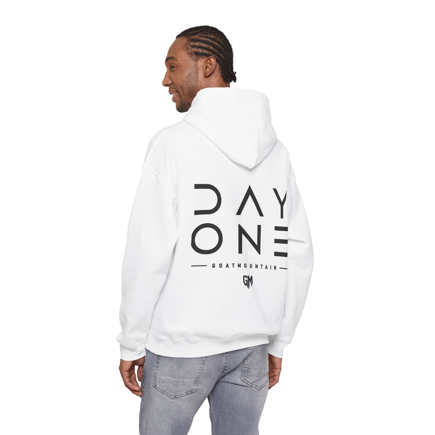 Day One Hoodie — Minimalist 'DAY ONE' Graphic Hooded Sweatshirt