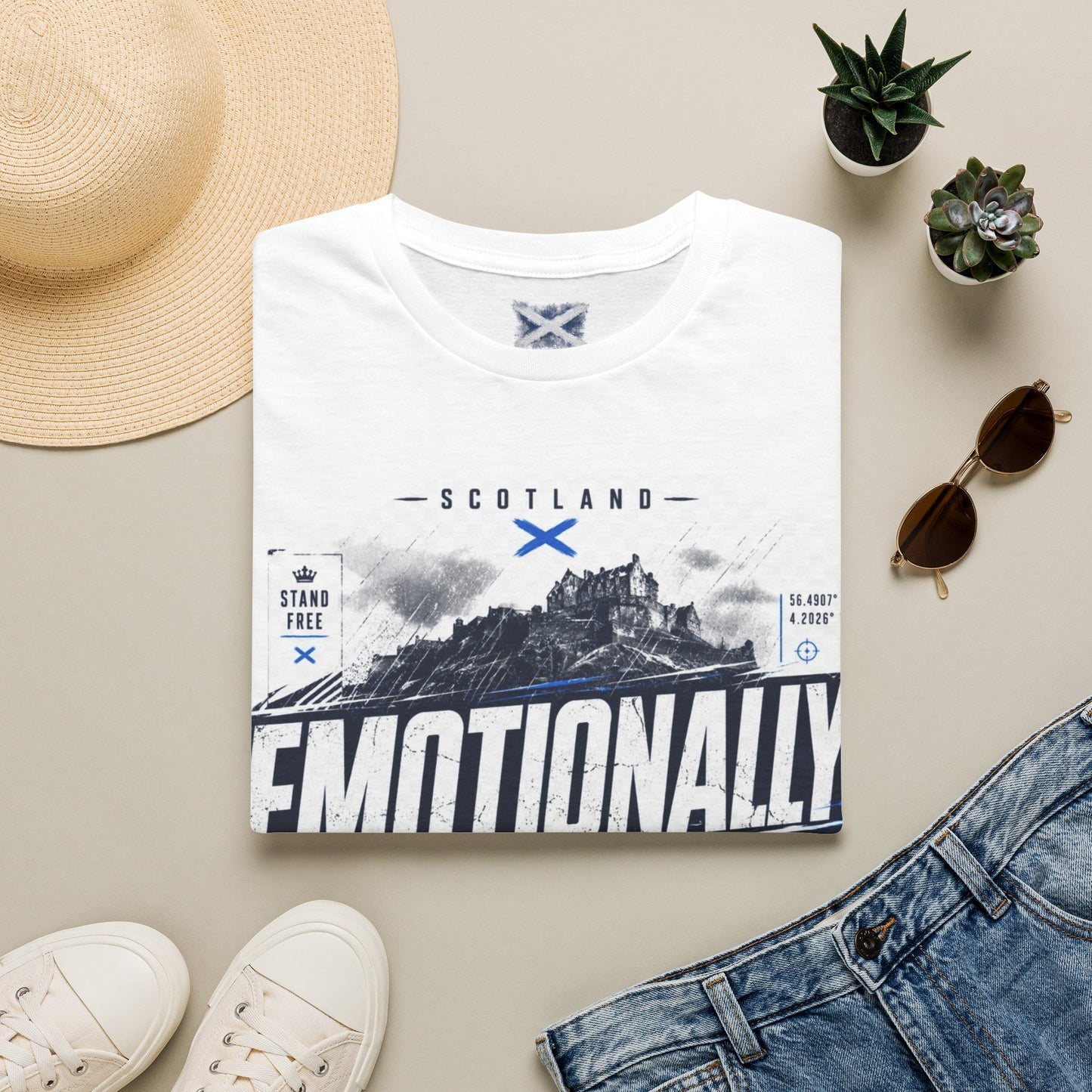 Emotionally Waterproof T-Shirt — Scotland Graphic Tee