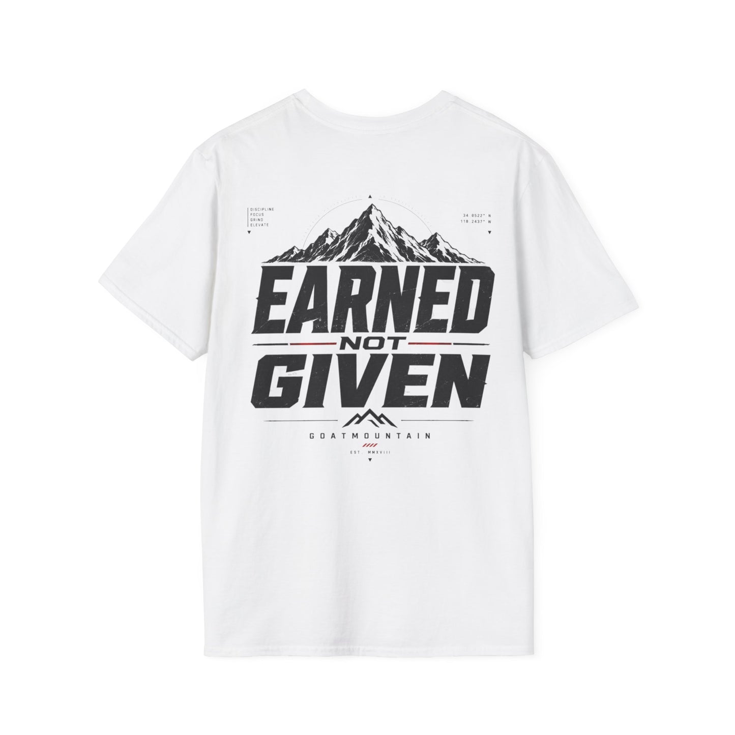 GoatMountain T-Shirt | Earned Not Given