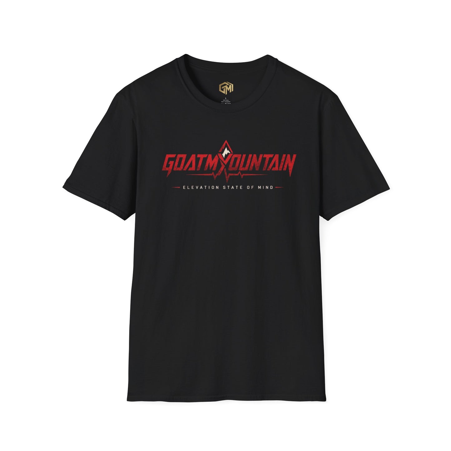 GoatMountain T-shirt | Crush The Limit (Black & Red))