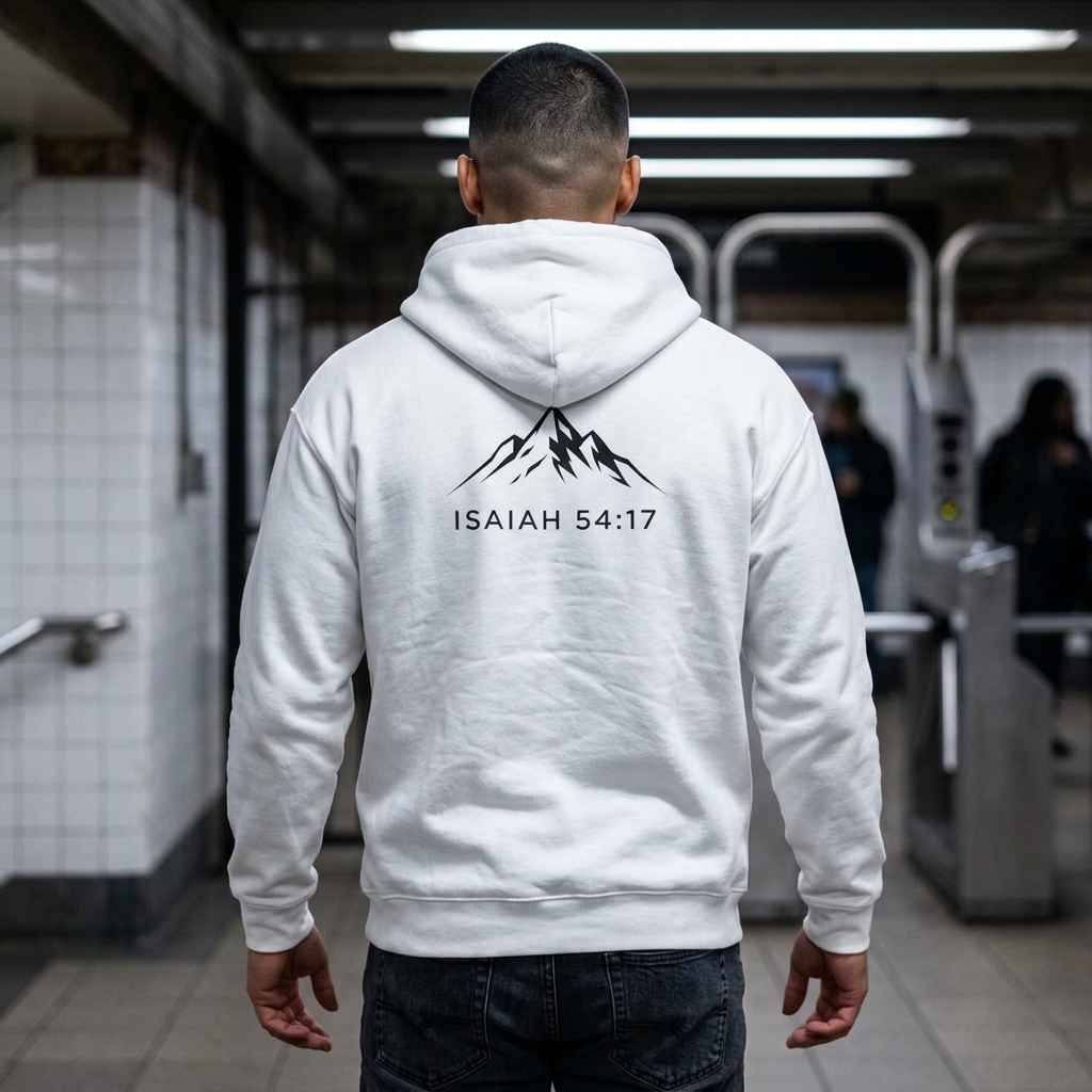 Stand with Humanity “Isaiah 54:17” Faith Hoodie