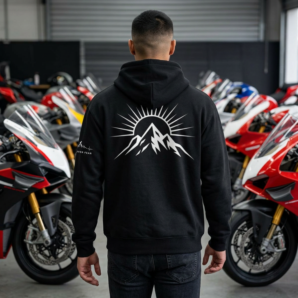 Goat Mountain Hoodie — Minimal Mountain Logo Pullover