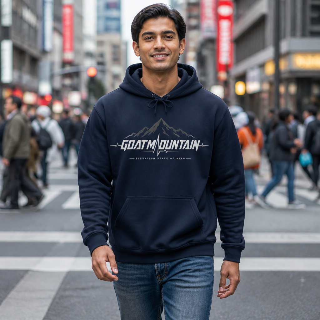 GoatMountain Hoodie — Outdoor Adventure Logo Pullover