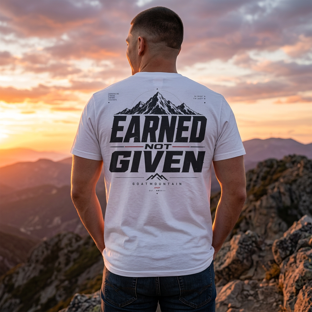 GoatMountain T-Shirt | Earned Not Given