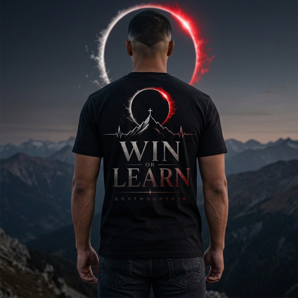 ECLIPSE OF THE HEART | WIN OR LEARN GOATMOUNTAIN T-SHIRT