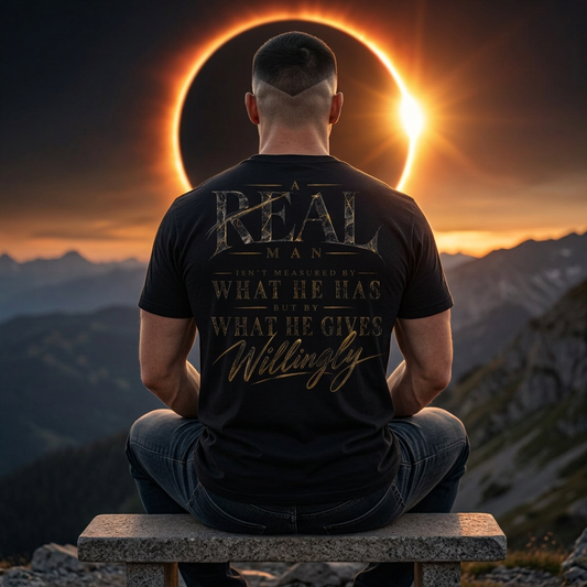 A REAL MAN | PREMIUM STREETWEAR T-SHIRT