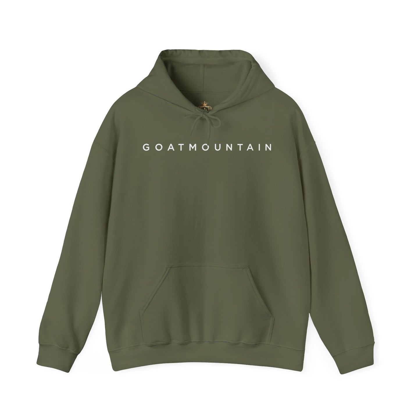 GoatMountain Hoodie — Minimal Mountain Logo Hooded Sweatshirt