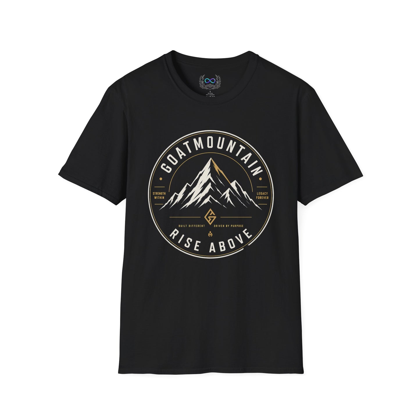 Rise Above T-Shirt — GoatMountain Rise Above Adventure Tee