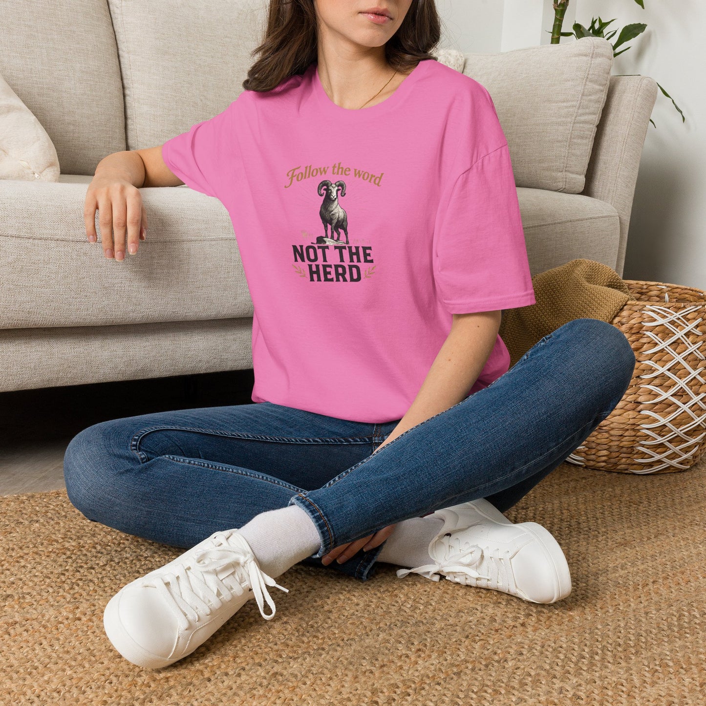 Unisex T-Shirt - 'Follow the Word / Not the Herd'  T-shirt