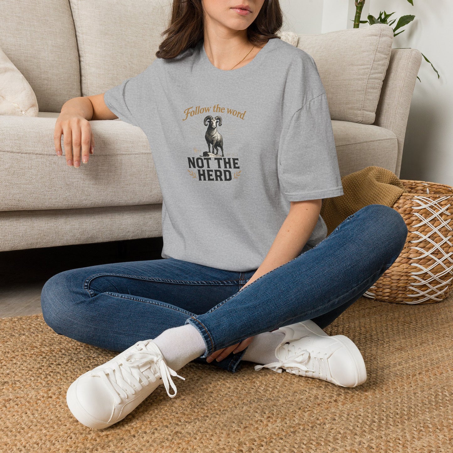 Unisex T-Shirt - 'Follow the Word / Not the Herd'  T-shirt