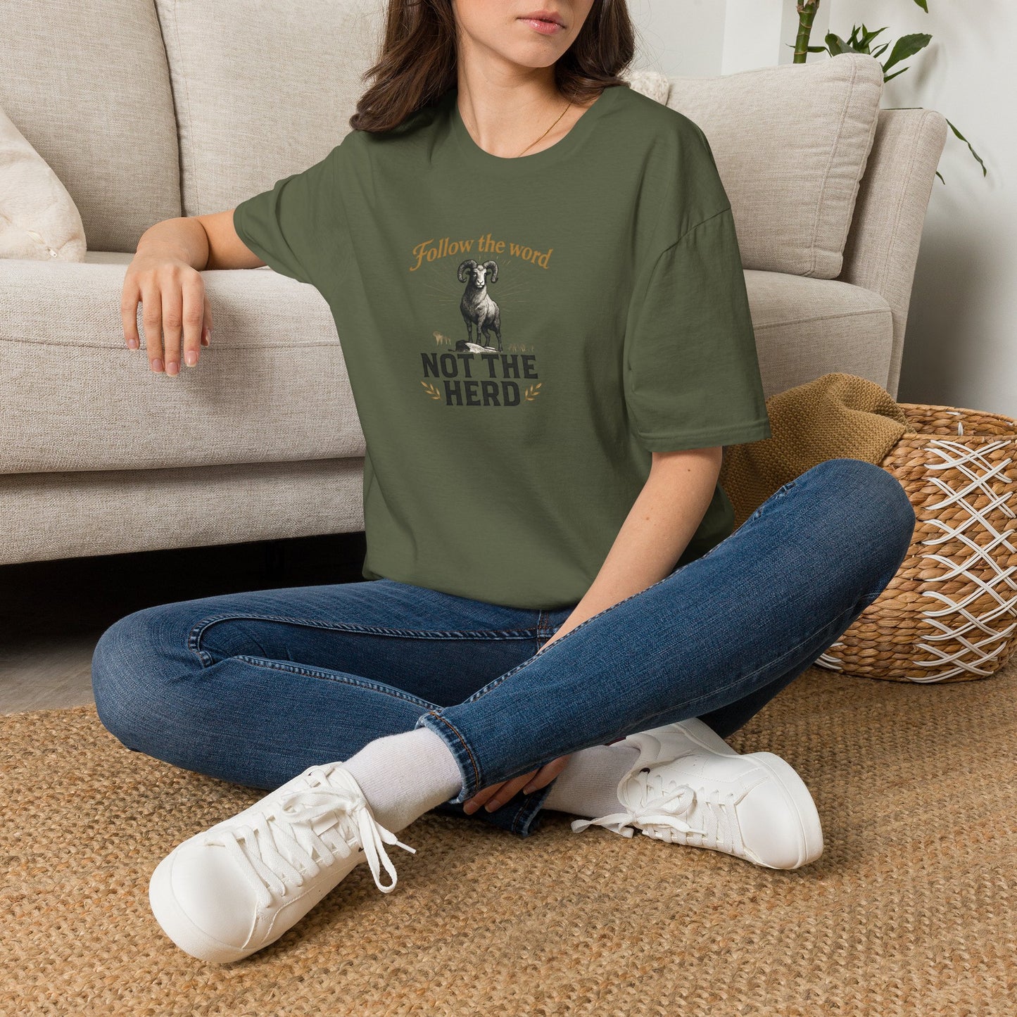 Unisex T-Shirt - 'Follow the Word / Not the Herd'  T-shirt