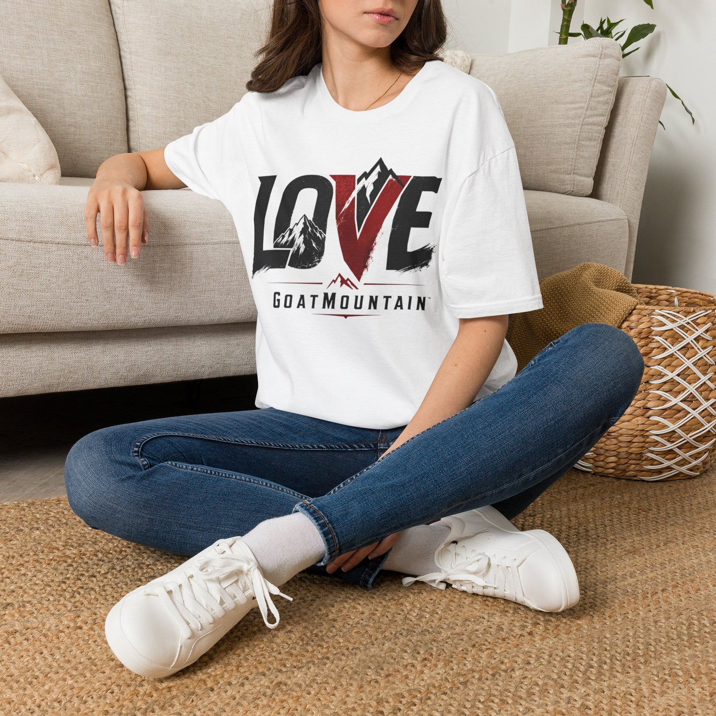 LOVE GoatMountain T-Shirt | GoatMountain Outdoor Graphic Tee