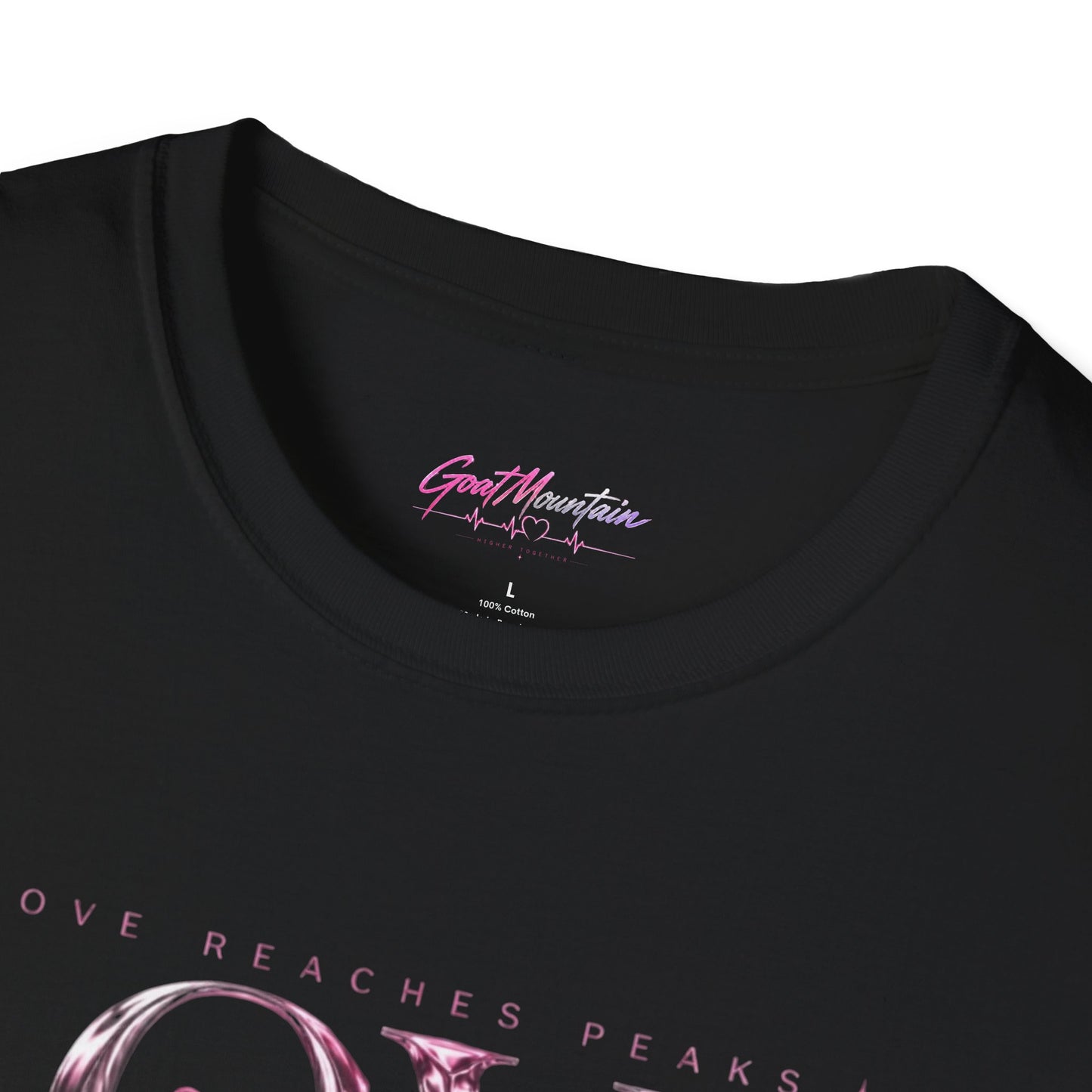 Love Reaches Peaks T-Shirt | GoatMountain Heartbeat Graphic Tee