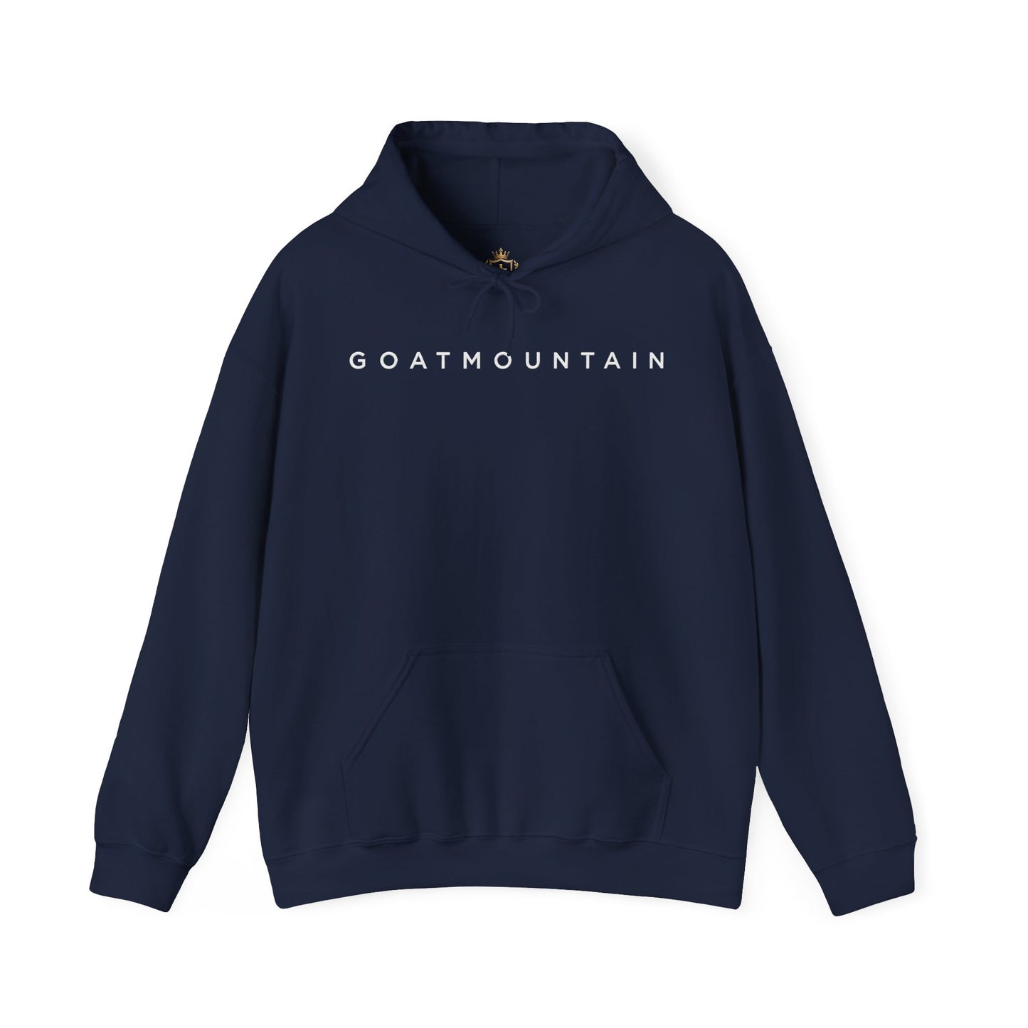 GoatMountain Hoodie — Minimal Mountain Logo Hooded Sweatshirt