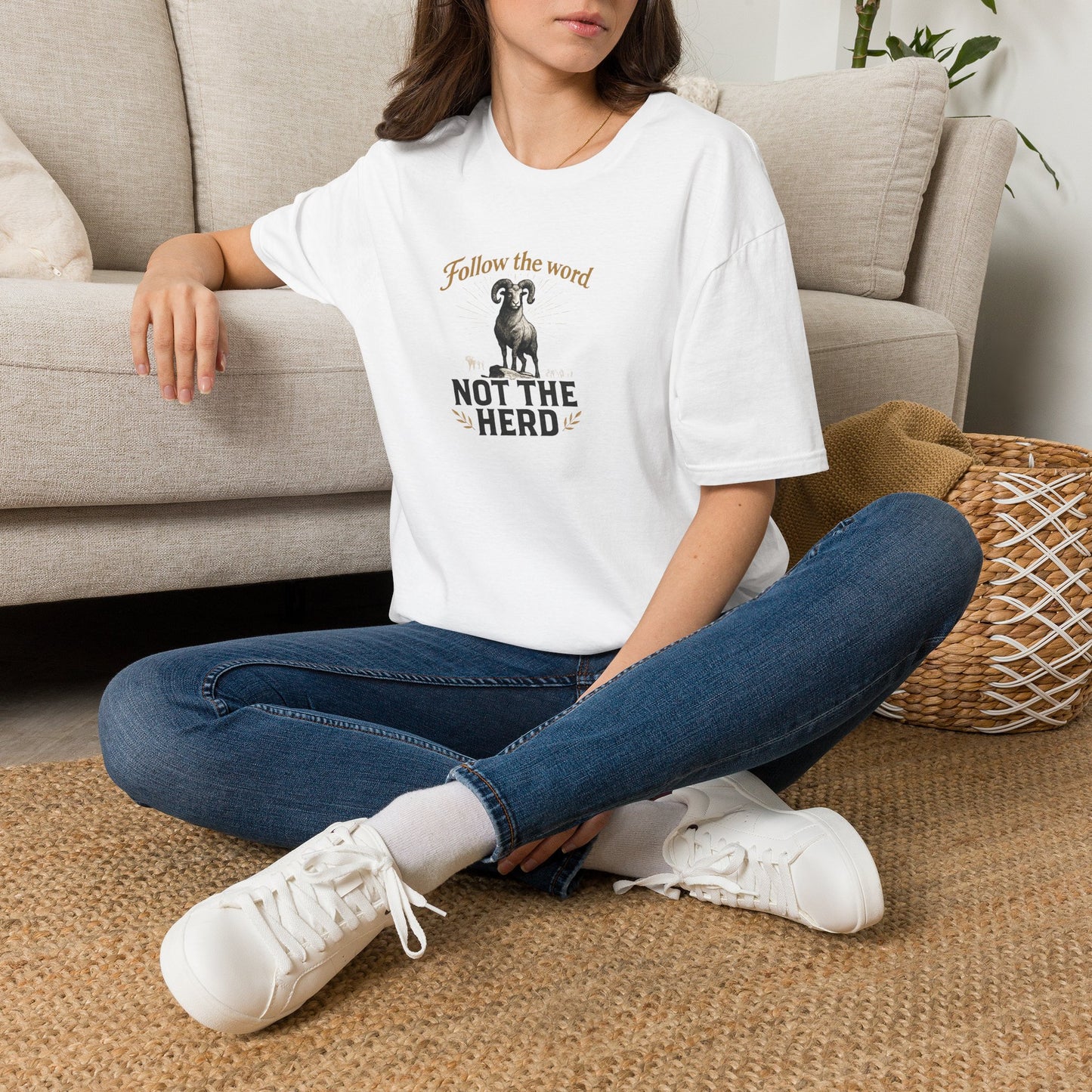 Unisex T-Shirt - 'Follow the Word / Not the Herd'  T-shirt