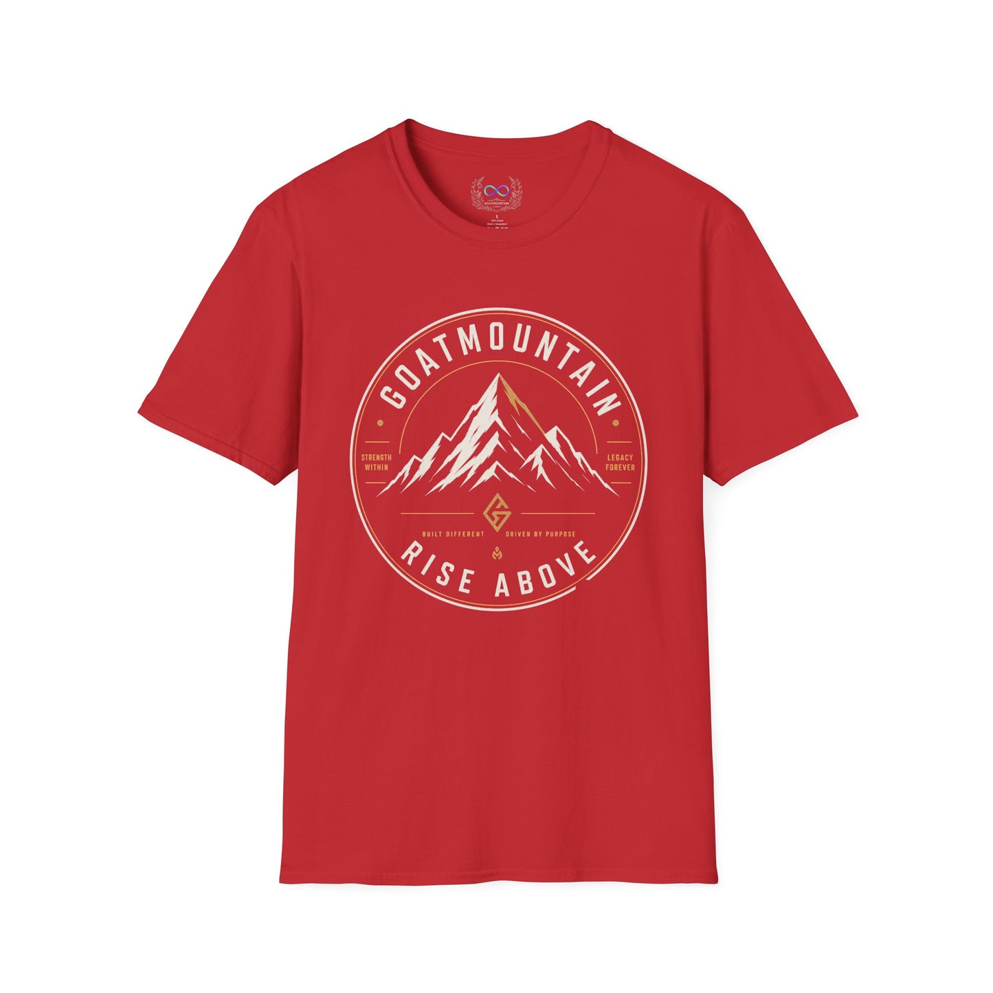 Rise Above T-Shirt — GoatMountain Rise Above Adventure Tee