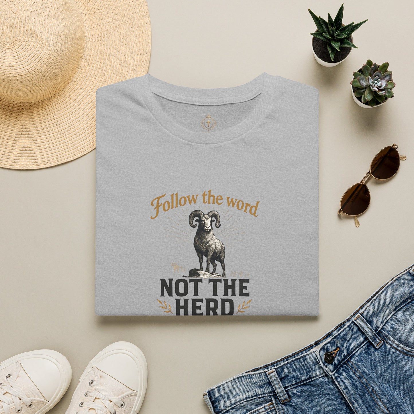 Unisex T-Shirt - 'Follow the Word / Not the Herd'  T-shirt